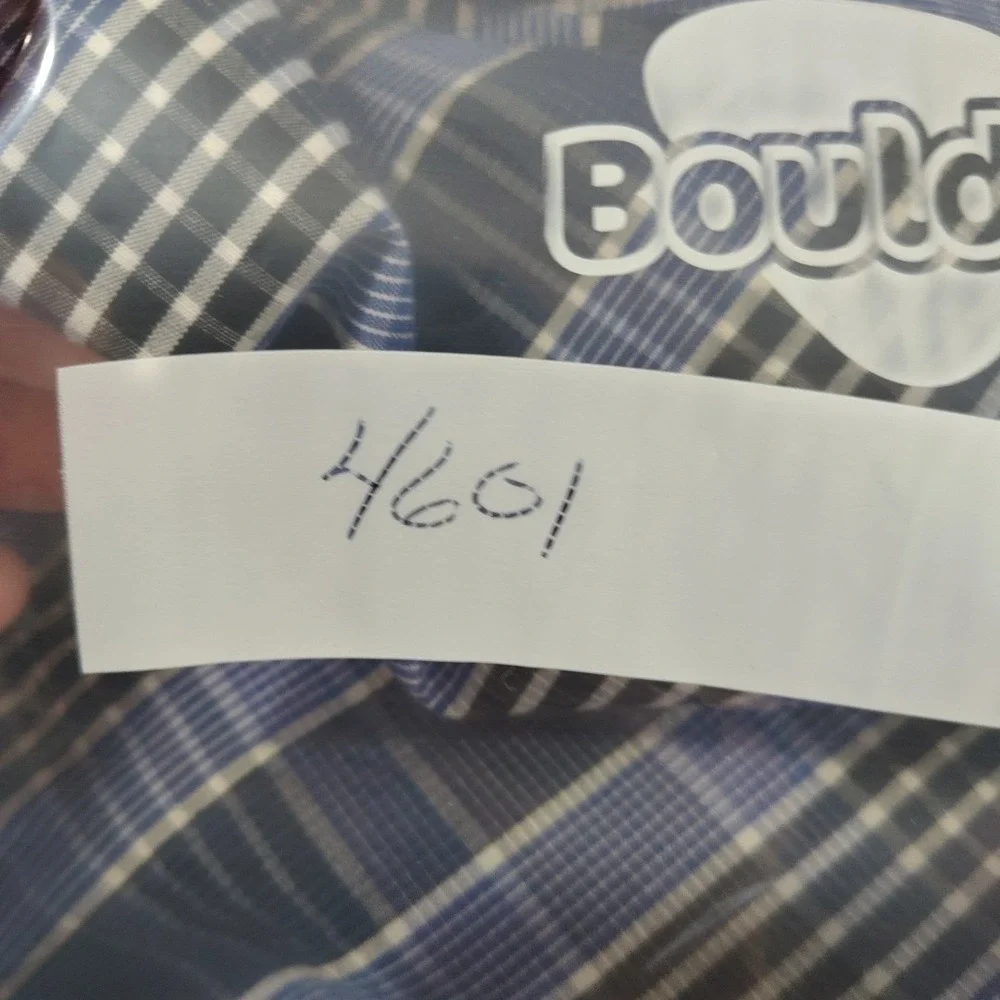 IZOD Shirt Men XL Blue Plaid Long Sleeve Button Down Preppy Work Office Classic